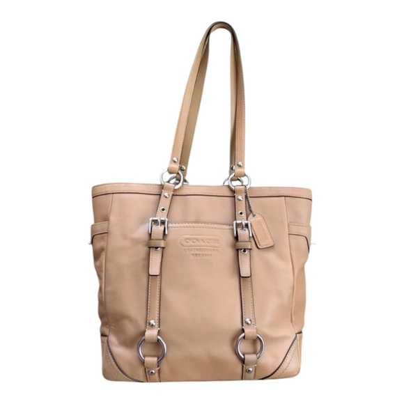 Coach Handbags - Coach Gallery Tan Leather Tote Bag – Style F11524